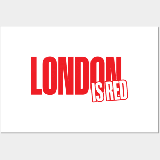 London is Red Posters and Art